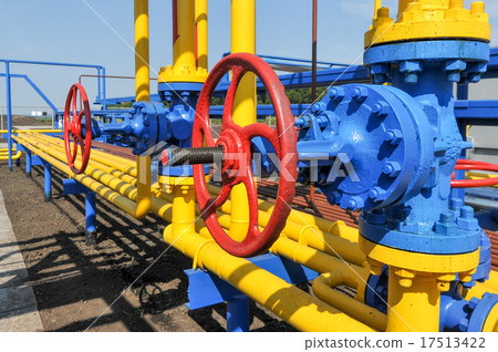 Handle gate valve with steel pipe 17513422