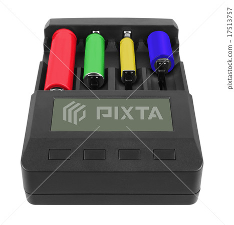 Battery charger with loaded batteries 17513757