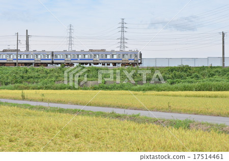 Countryside scenery and train 17514461