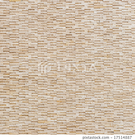 Pattern of yellow travertine wall texture 17514887