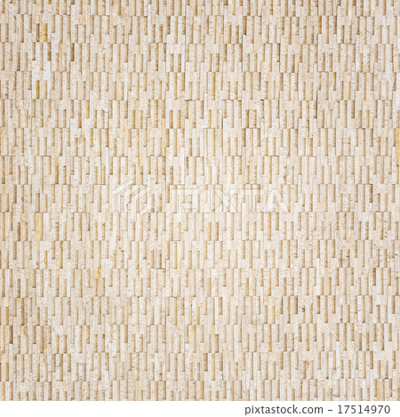 Pattern of yellow travertine wall texture 17514970