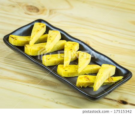 Traditional japanese food on wooden table 17515342