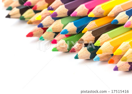 Colour pencils isolated on white background Colour pencils isolated on white background 17515416