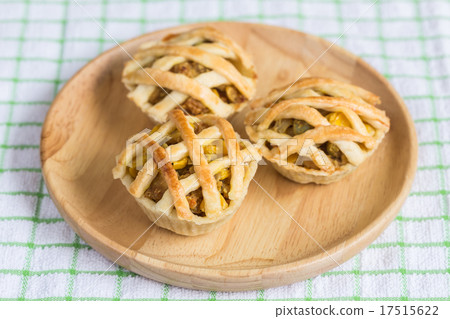 Chicken Pie on wooden dish 17515622