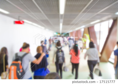 Abstract blur passenger in the airport Abstract blur passenger in the airport 17515777