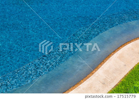 Swimming pool rippled water Swimming pool rippled water 17515779