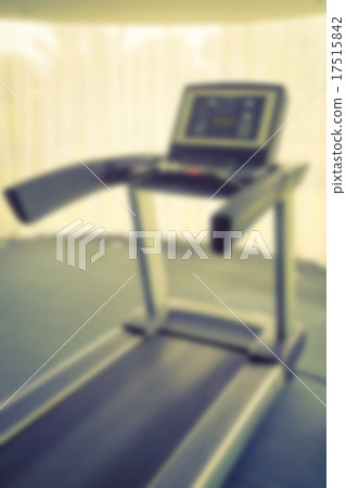 Abstract blur Fitness center with traineger equipments ( Filter 17515842