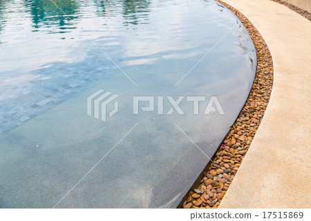 Swimming pool rippled water Swimming pool rippled water 17515869