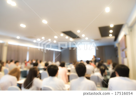 Abstract blur Business Conference and Presentation 17516054
