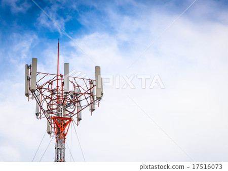 Telecommunication tower with beautiful sky 17516073