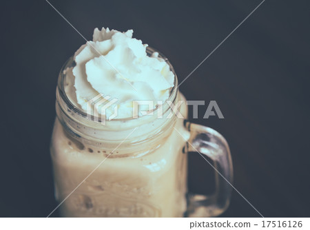 Ice coffee ( Filtered image processed vintage effect. ) 17516126