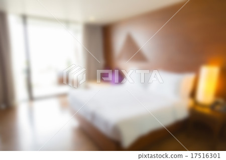 Abstract blur Interior of modern comfortable hotel room Abstract blur Interior of modern comfortable hotel room 17516301