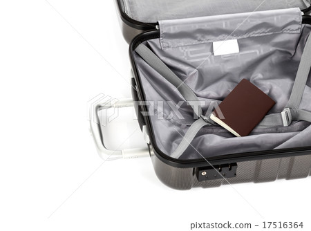 Passport on a suitcase Passport on a suitcase 17516364