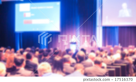 Abstract blur Business Conference and Presentation 17516370