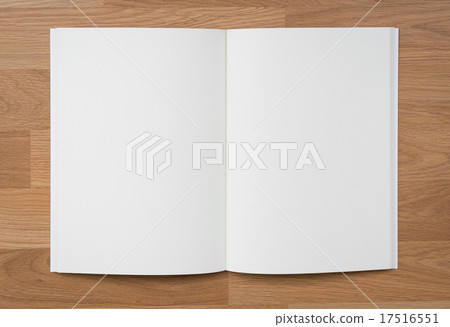 Blank catalog, magazines,book mock up on wood background 17516551