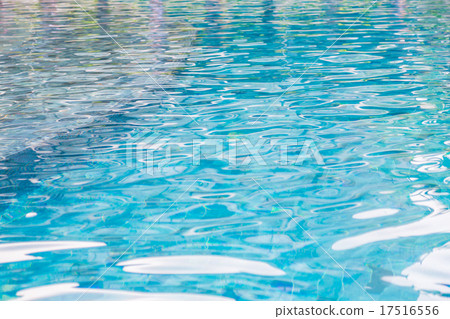 Swimming pool rippled water 17516556