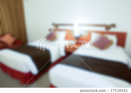 Abstract blur Interior of modern comfortable hotel room Abstract blur Interior of modern comfortable hotel room 17516581