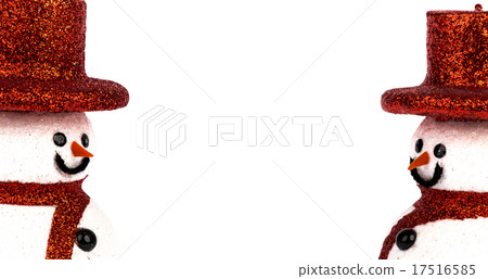 Snowman isolated on white Snowman isolated on white 17516585