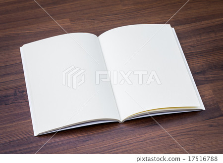 Blank catalog, magazines,book mock up on wood background 17516788