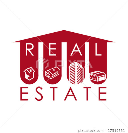 Real estate design over white background vector illustration Real estate design over white background vector illustration 17519531