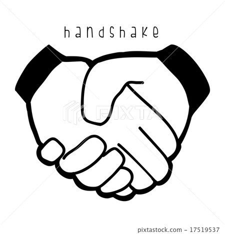 Handshake design over white background vector illustration Handshake design over white background vector illustration 17519537