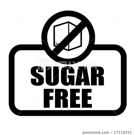 Sugar free over white background vector illustration Sugar free over white background vector illustration 17519552