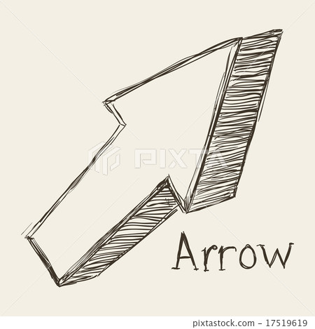 arrows design over white background vector illustration arrows design over white background vector illustration 17519619