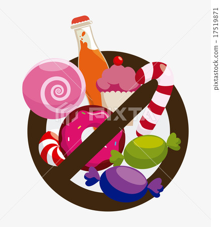 Sugar free design over white background vector illustration Sugar free design over white background vector illustration 17519871