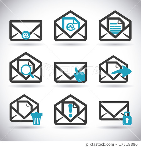 mail icon design vector illustration eps10 graphic mail icon design vector illustration eps10 graphic 17519886
