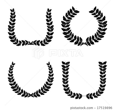 wreath design over white background vector illustration wreath design over white background vector illustration 17519896