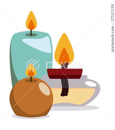 Candle design over white background vector illustration Candle design over white background vector illustration 17521319
