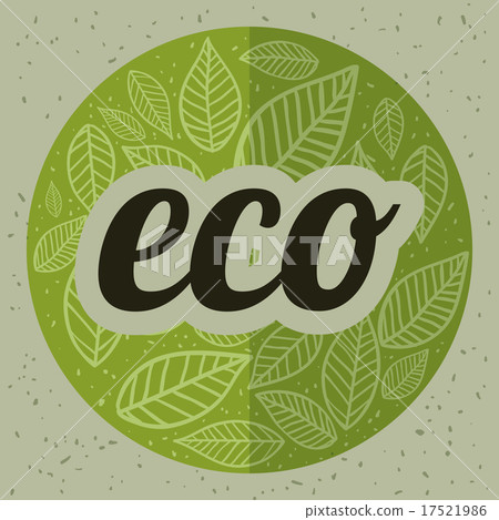 eco design over pattern background vector illustration eco design over pattern background vector illustration 17521986