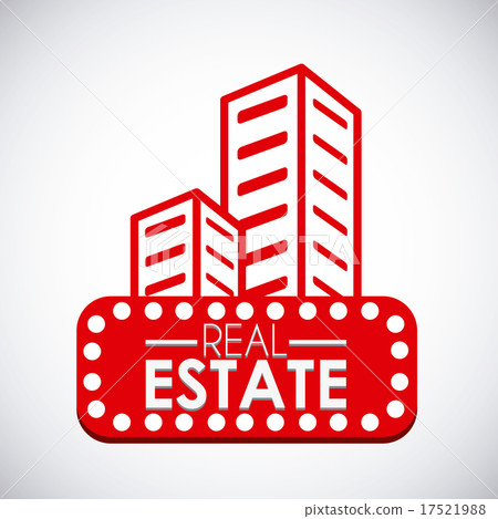 Real estate design over white background vector illustration 17521988