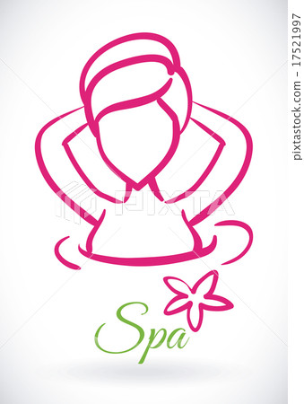 Spa design over white background vector illustration Spa design over white background vector illustration 17521997