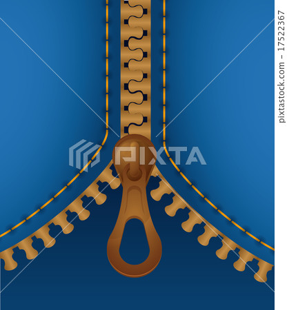 Zipper design over blue background vector illustration Zipper design over blue background vector illustration 17522367
