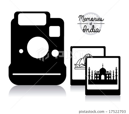 Camera design over white background vector illustration 17522703