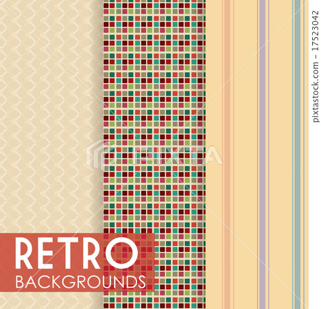 Retro backgrounds vector illustration 17523042