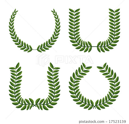 wreath design over white background vector illustration wreath design over white background vector illustration 17523139