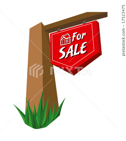 Real estate design over white background vector... - Stock Illustration ...