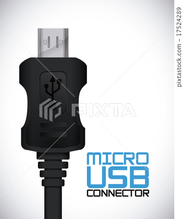 usb connection design vector illustration eps10 graphic usb connection design vector illustration eps10 graphic 17524289