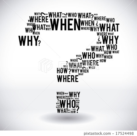 doubt design over gray background vector illustration 17524498