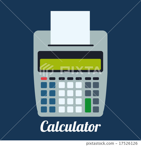 Calculator design, vector illustration. Calculator design, vector illustration. 17526126