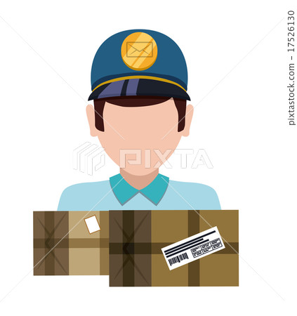 Delivery postman design. Delivery postman design. 17526130
