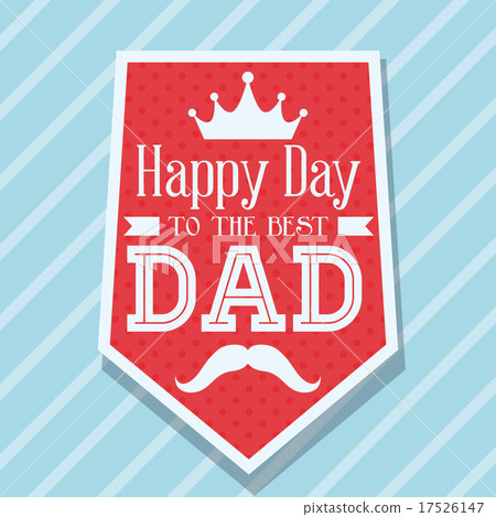 Happy fathers day card design. Happy fathers day card design. 17526147