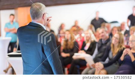 Businessman making a business presentation. Businessman making a business presentation. 17530582