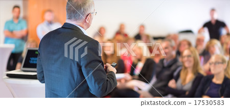 Speaker at Business Conference and Presentation. Speaker at Business Conference and Presentation. 17530583