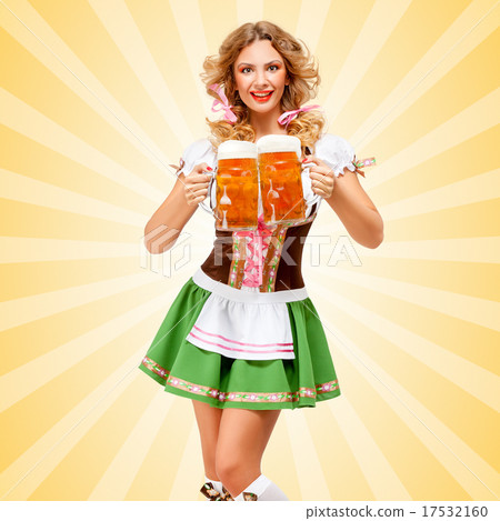 Serving with laugh. 17532160