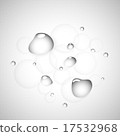 water drops, vector background 17532968