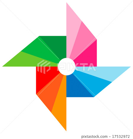 vane paper full color vector-插圖素材 [17532972] - PIXTA圖庫