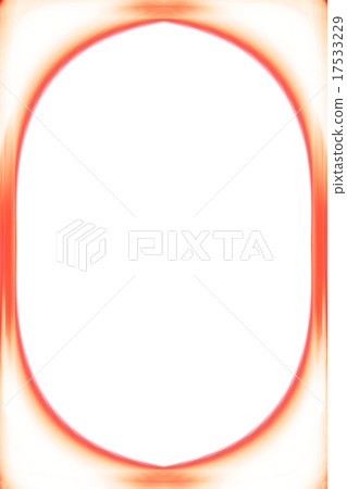 Flame frame (red) _ white 17533229